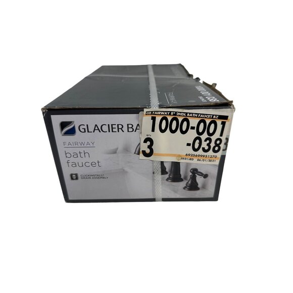 Glacier Bay Fairway Bath Faucet - Bronze (1000 001 038) - NIB - Picture 3 of 6